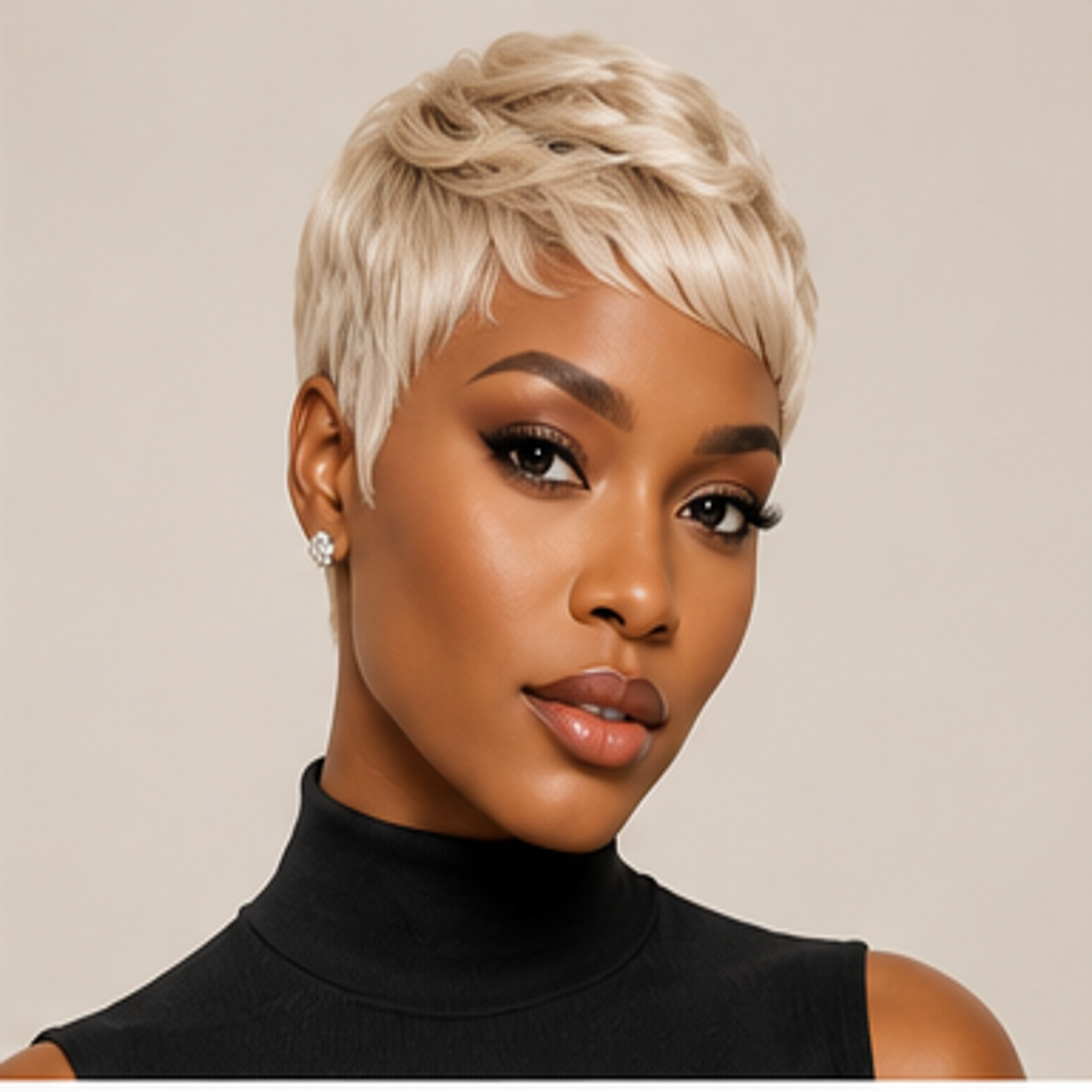 Pixie blond platine